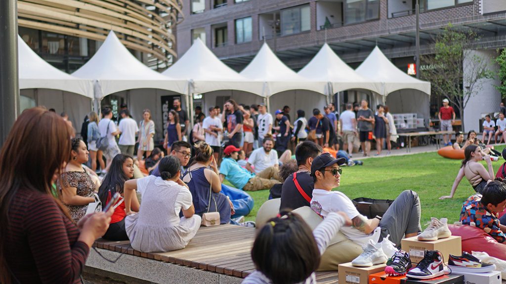 , The Kickz Stand Sneaker Swap at Darling Square