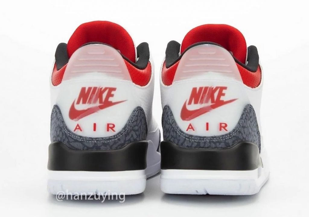 Jordan 3 Fire Red with Denim, First Look of the Air Jordan 3 Fire Red with Denim