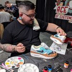 My Story presents: Jeffrey Martinez aka El Sneaker Hefe (@grailcrew_customs) sneaker events lifestyle news, The Kickz Stand