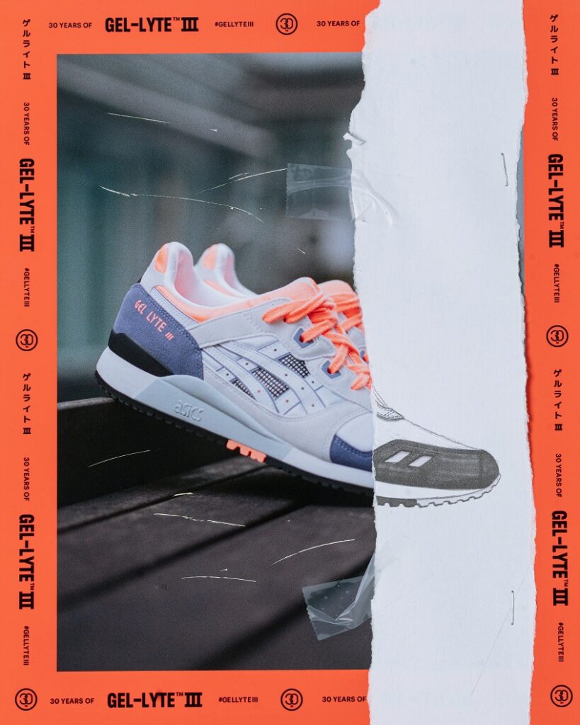 ASICS GEL-LYTE III Orange Purple, ASICS GEL-LYTE III Orange and Purple