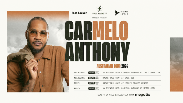 NBA Legend Carmelo Anthony Australia Tour Announced