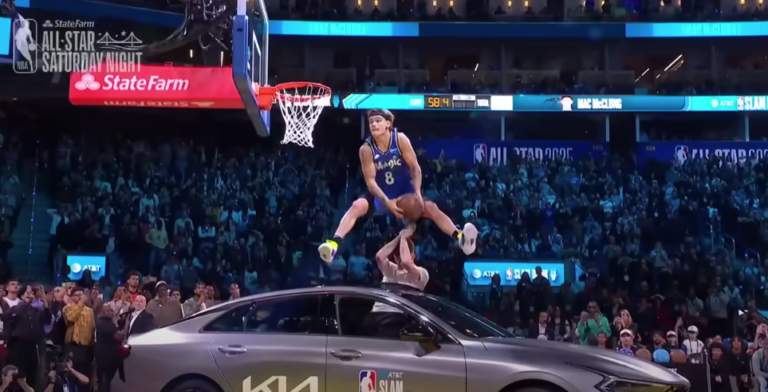 McClung Wins 3rd Slam Dunk Contest