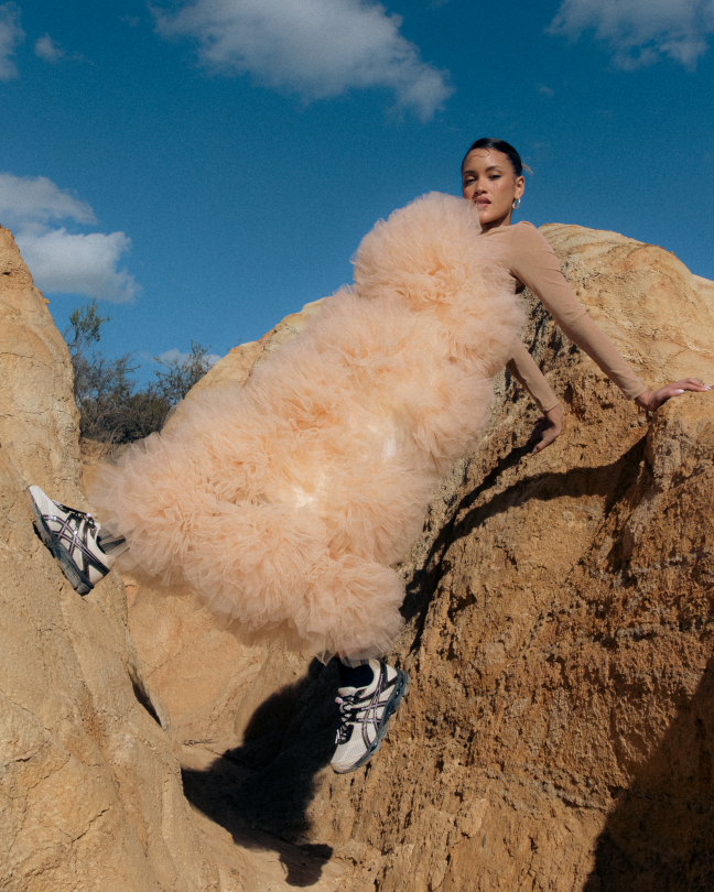 FINESSE ASICS GEL-CUMULUS™, FINESSE x ASICS GEL-CUMULUS™ 16 &#8216;Desert Rose&#8217;