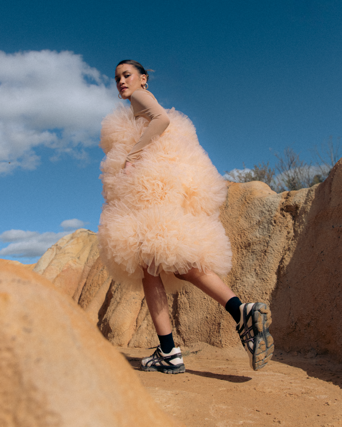 FINESSE ASICS GEL-CUMULUS™, FINESSE x ASICS GEL-CUMULUS™ 16 &#8216;Desert Rose&#8217;